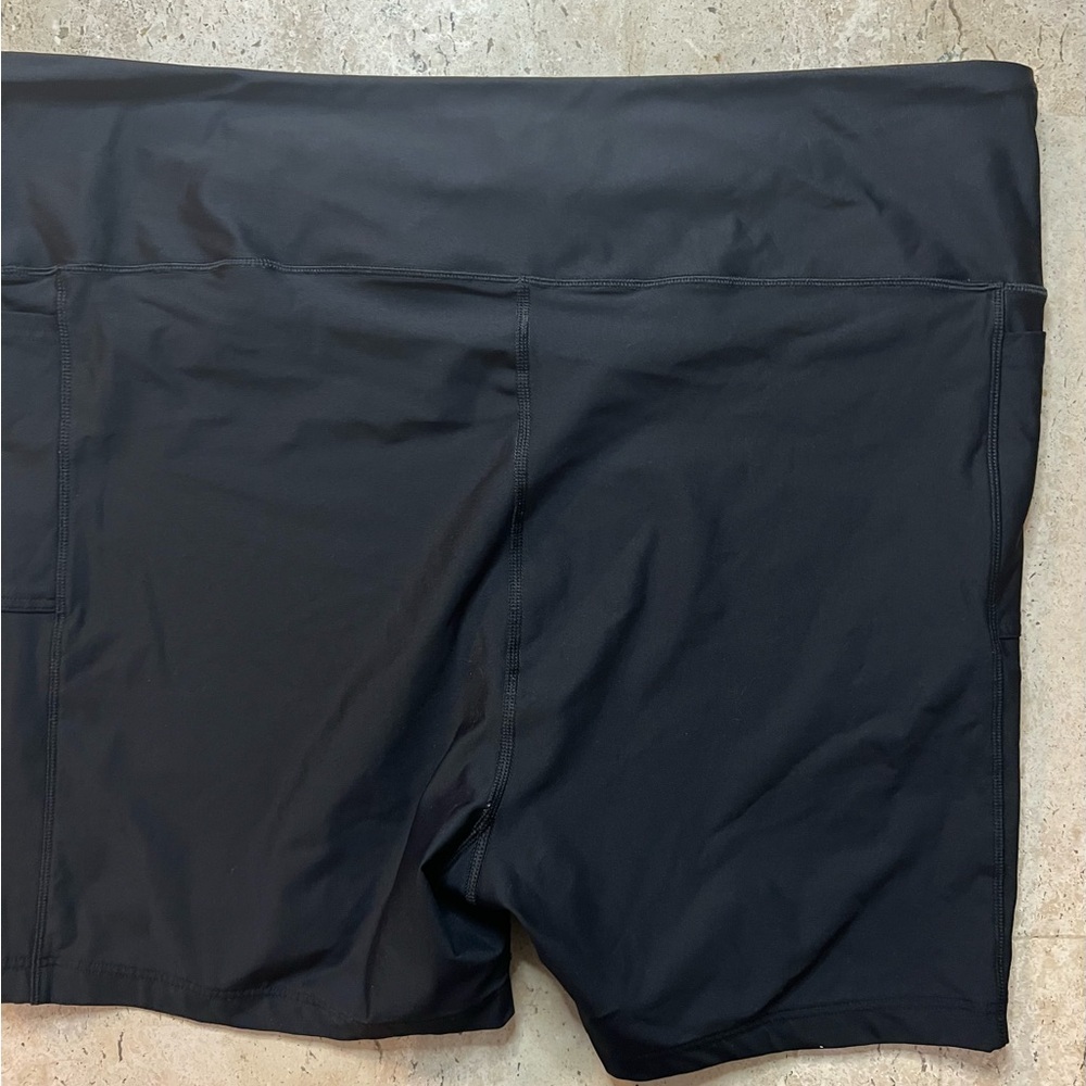 Land’s End 3 Piece Swim/ Athletic Outfit Black Size 22W Top/Skort/Shorts - Picture 10 of 11